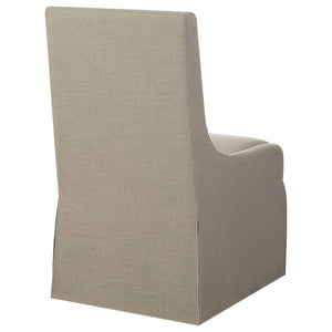 Coley Armless Chair in Tan
