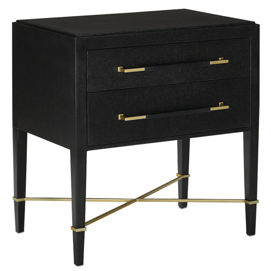 Verona Black Nightstand – English Traditions