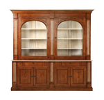 Logis Solid Wood Bookcase / China Cabinet