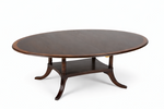 English Oval Birdcage Table w/ 24" Leaf