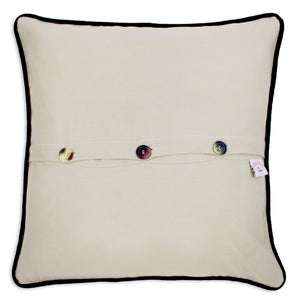 San Francisco Hand-Embroidered Pillow