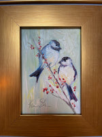 "Chickadee Love Birds" by Karin Sheer