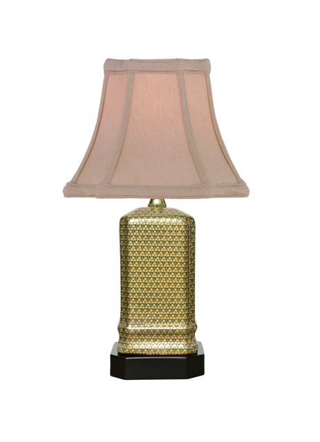 Gold French Porcelain Mini Vase Lamp