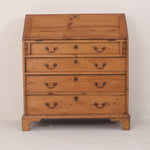 Antique English Georgian Pine Bureau Desk c1840