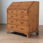 Antique English Georgian Pine Bureau Desk c1840