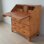 Antique English Georgian Pine Bureau Desk c1840
