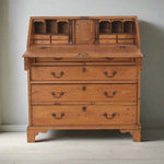 Antique English Georgian Pine Bureau Desk c1840