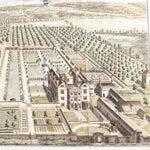 Antique English Garden Print c1890