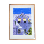 "Key West #1" Framed Watercolor