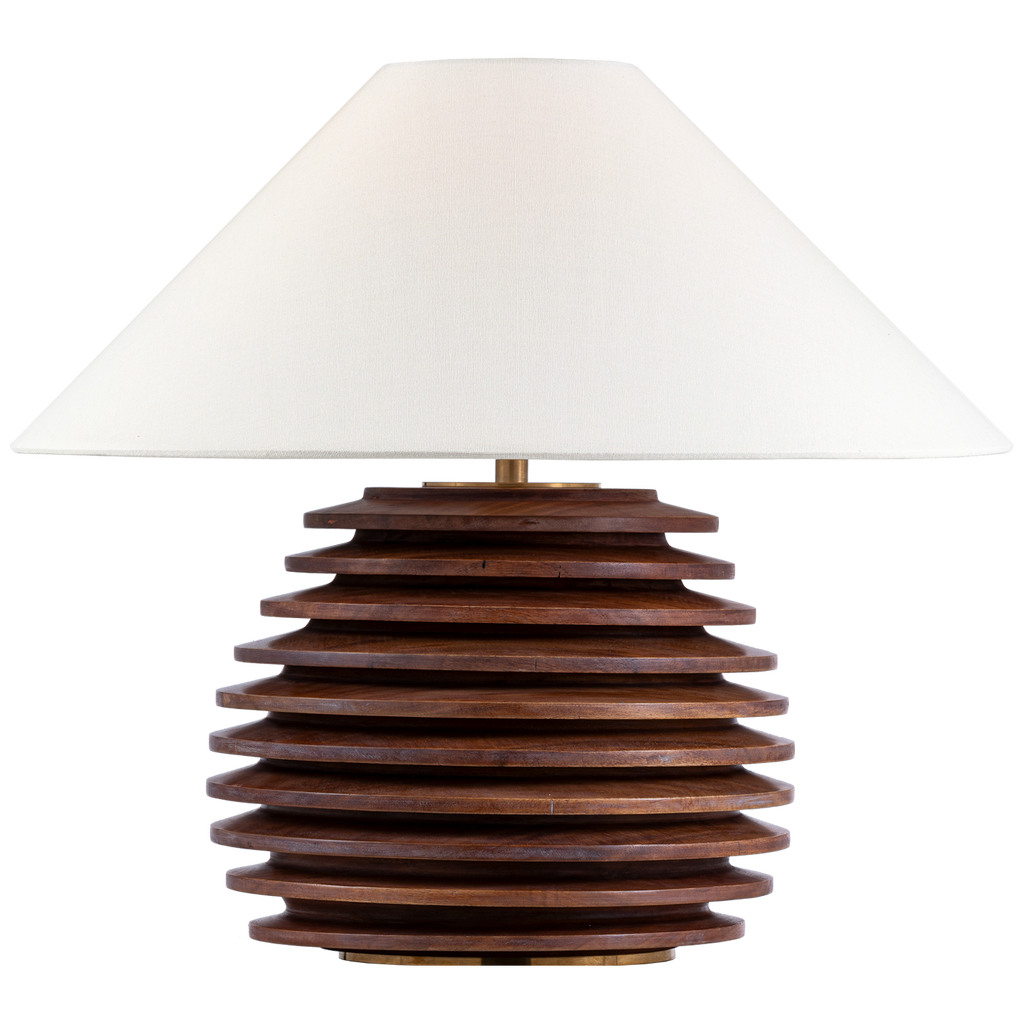 Crenelle 20" Stacked Table Lamp by Kelly Wearstler