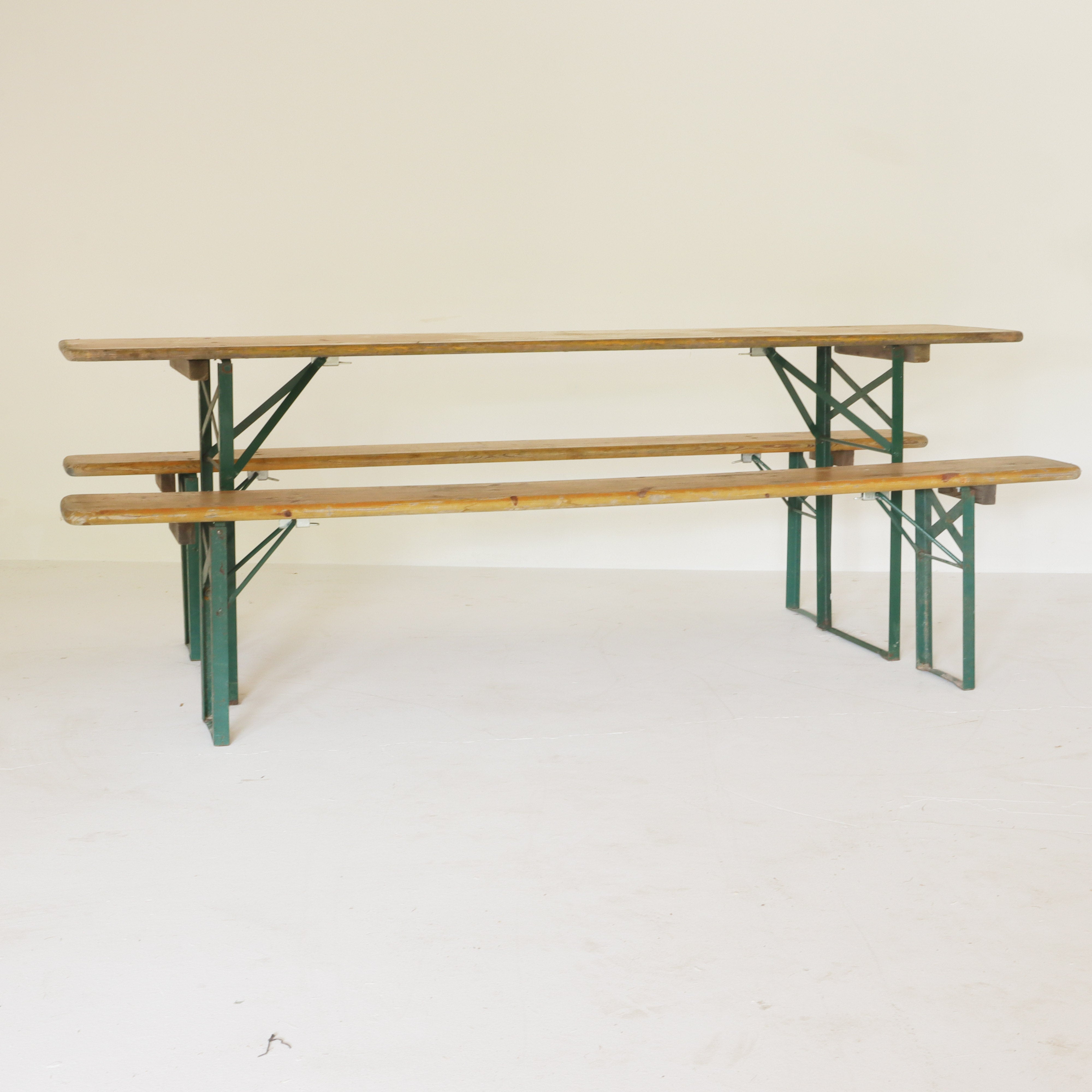 Vintage Oktoberfest Table and Benches