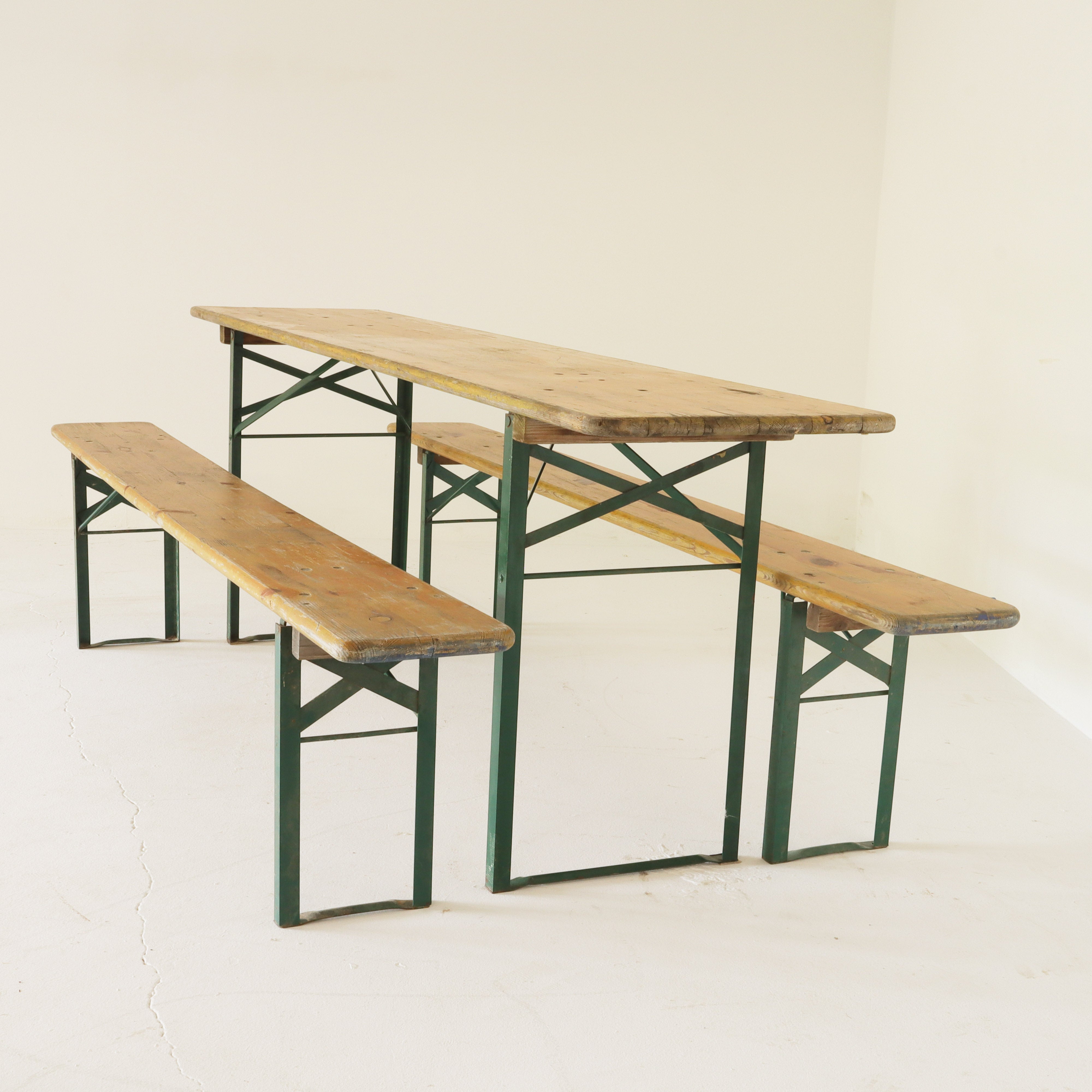 Vintage Oktoberfest Table and Benches