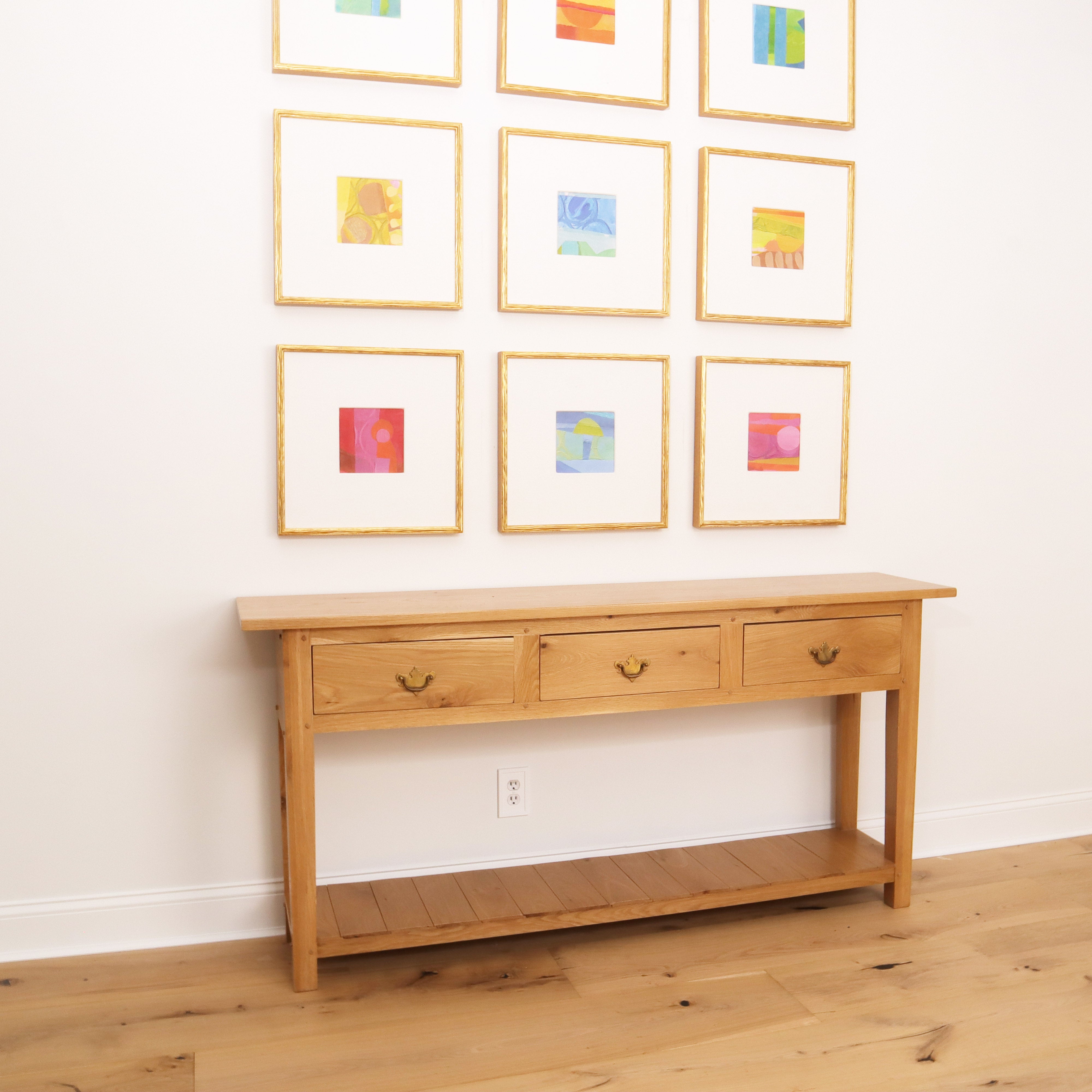 Replica Pine Server 3 drawer