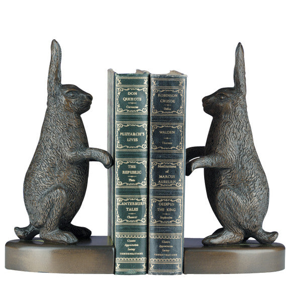 Standing Rabbit Bookends – English Traditions
