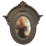 French Replica Grey Painted Mirror