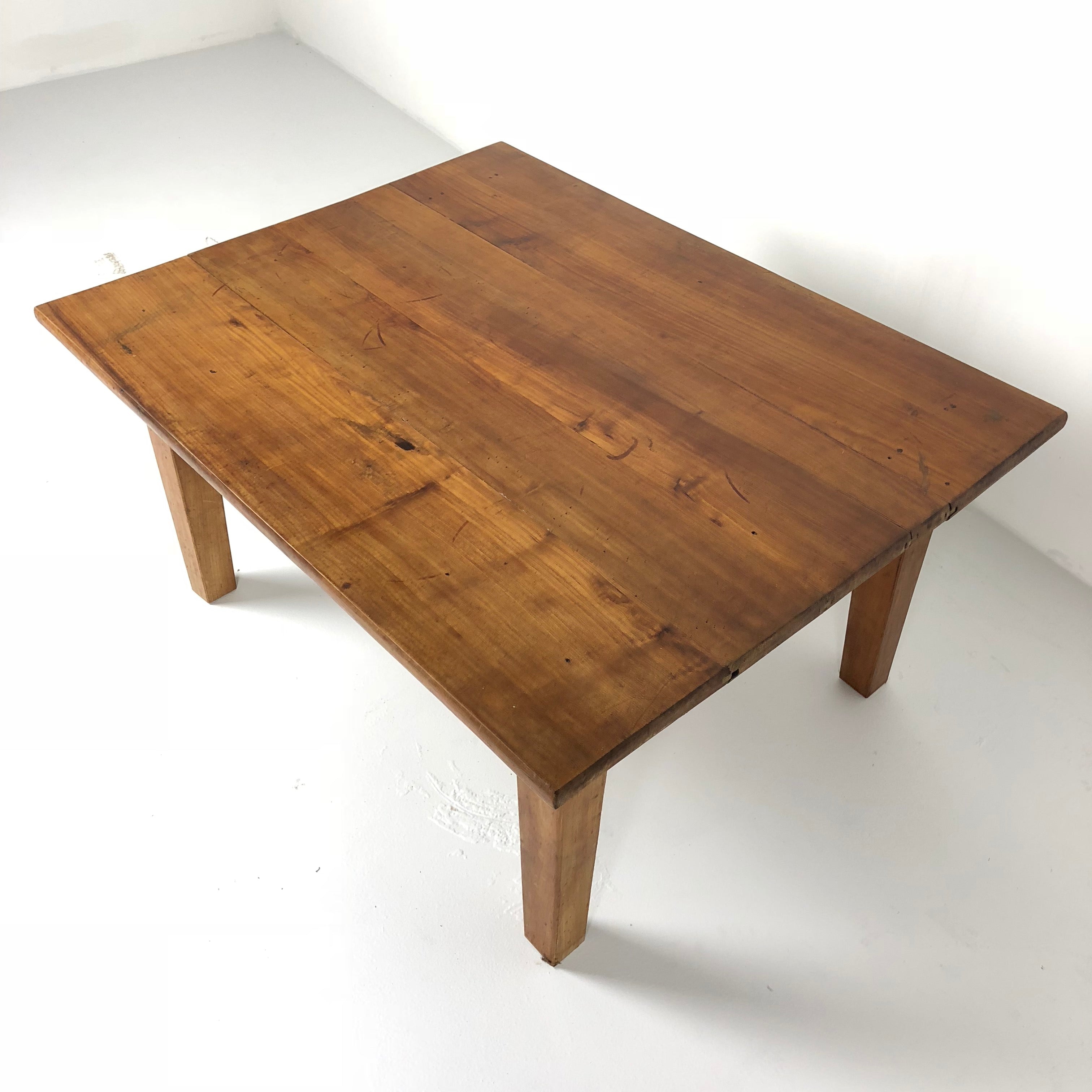 French Antique Cherry Coffee Table c1890