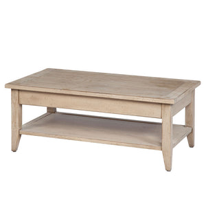 Horloger Small Coffee Table with Wooden Top