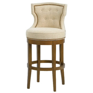 Charlotte Bar Stool in Notion Cream by Wesley Hall