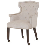 Bayberry Game Chair in Simba Platinum by Wesley Hall