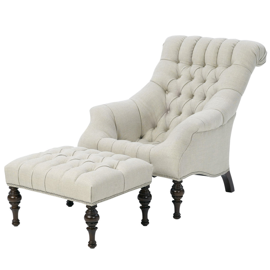 Irving Chair by Wesley Hall shown in Cali Porcelain