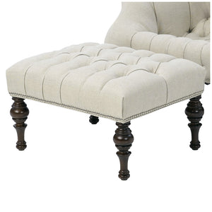 Irving Ottoman by Wesley Hall shown in Cali Porcelain Crypton