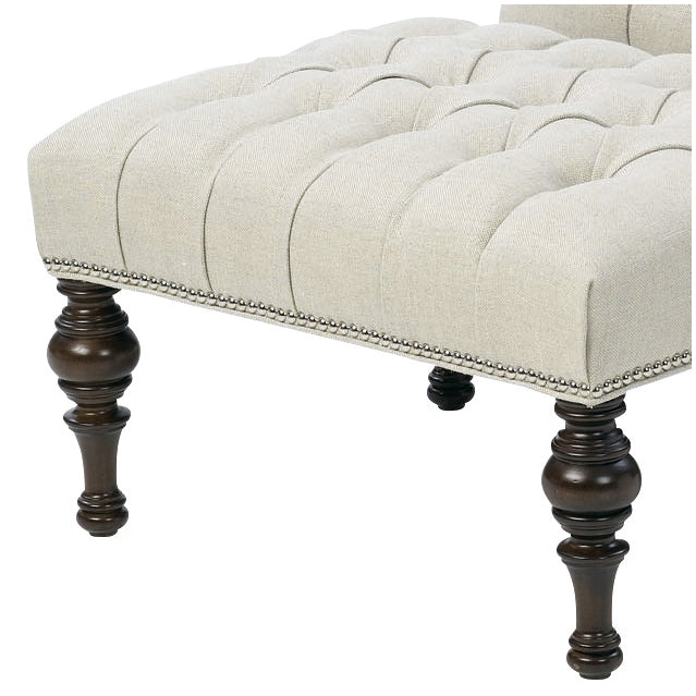 Irving Ottoman by Wesley Hall shown in Cali Porcelain Crypton - close up