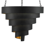 Chiffonade Large Black Pendant