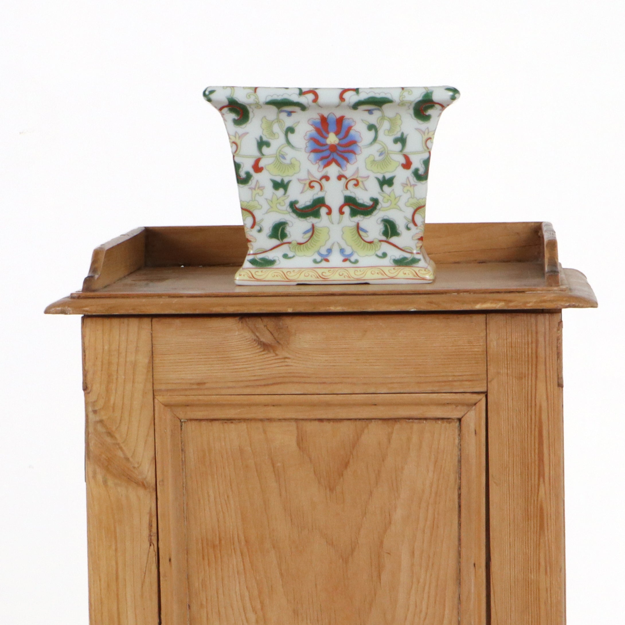 English Antique Pine Cupboard c1890