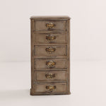 English Antique Small Painted Chest c1880