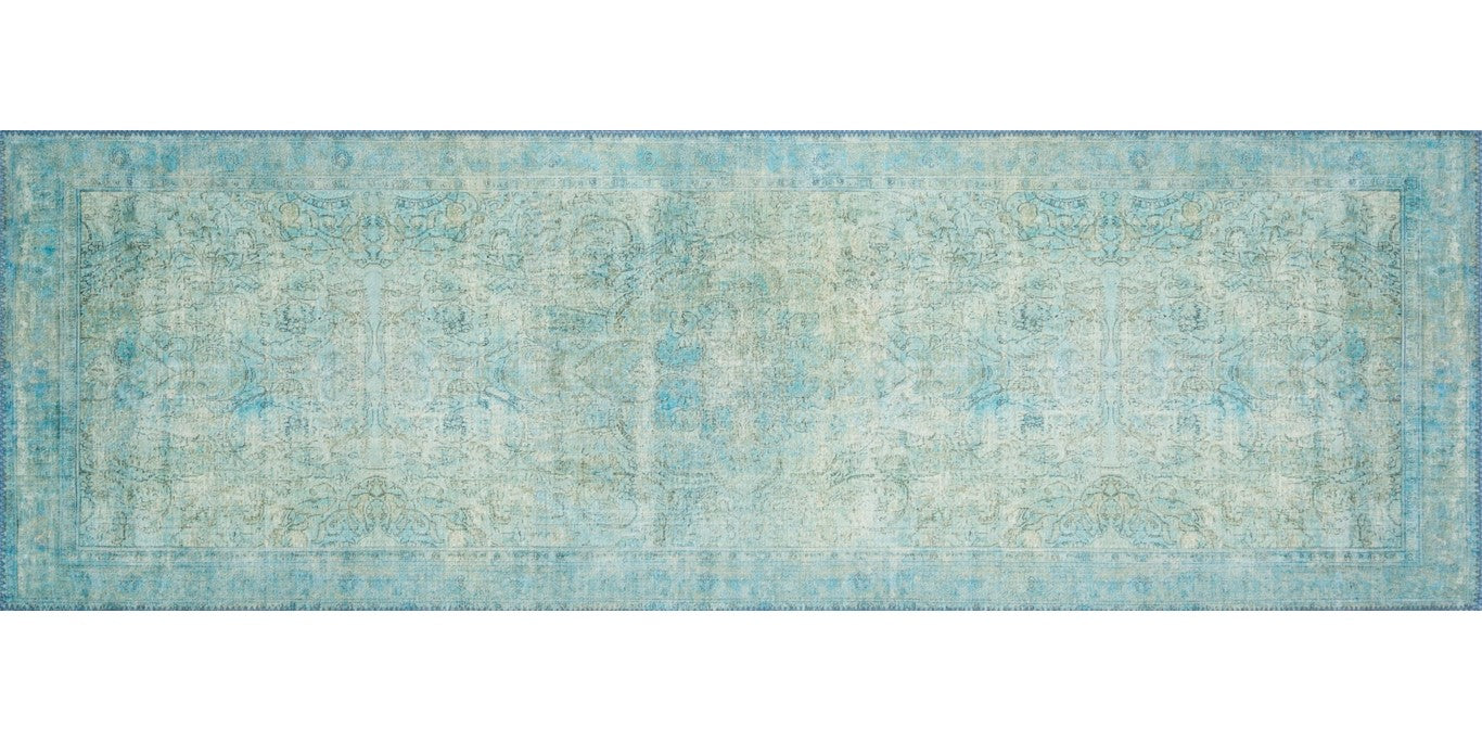 Loren Aqua Rug – English Traditions