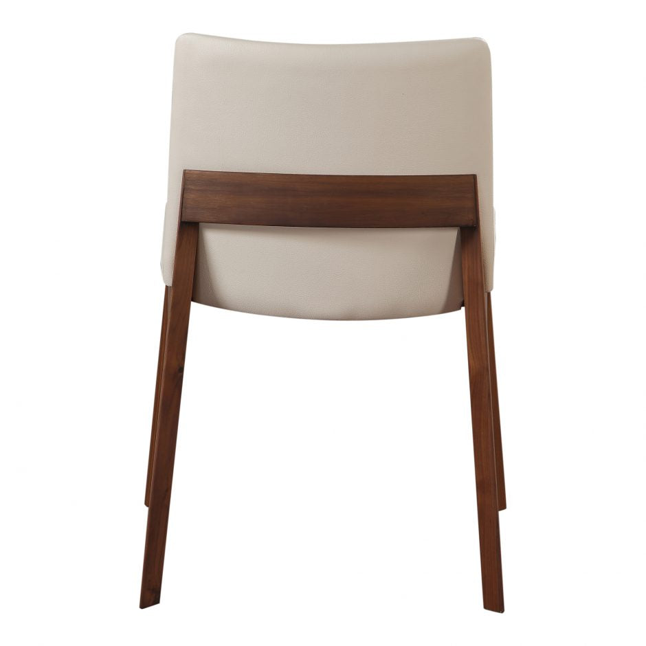 Deco Dining Chair Ebony PVC - Set Of Two