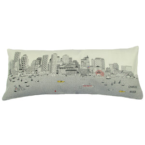 Boston Skyline Pillow