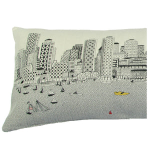 Boston Skyline Pillow