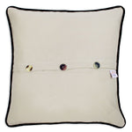 Kentucky Derby Hand-Embroidered Pillow