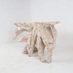Bali Painted Teak Root Console Table