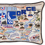 Air Force Embroidered Pillow