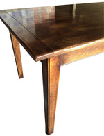 Farmhouse Table with Tapered Legs