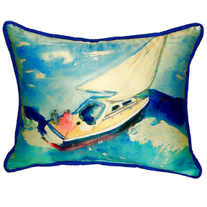 Sailboat Indoor/Outdoor Pillow, Set of 2