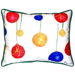 Christmas Ornaments Indoor/Outdoor Pillow, Set of 2