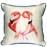 Two Flamingos Indoor/Outdoor Pillow, Set of 2