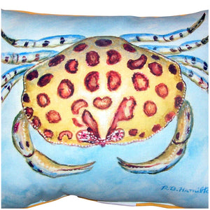 Calico Crab Indoor/Outdoor Pillow, Set of 2