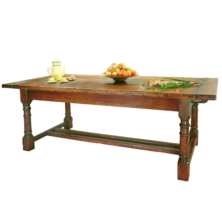 Refectory Extendible Table with Leaf Storage