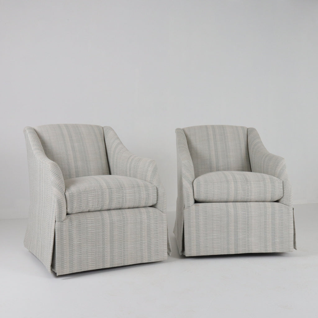 Pair of Julian Swivel Chairs