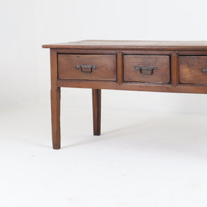 French Antique Fruitwood Server / Sideboard c1860