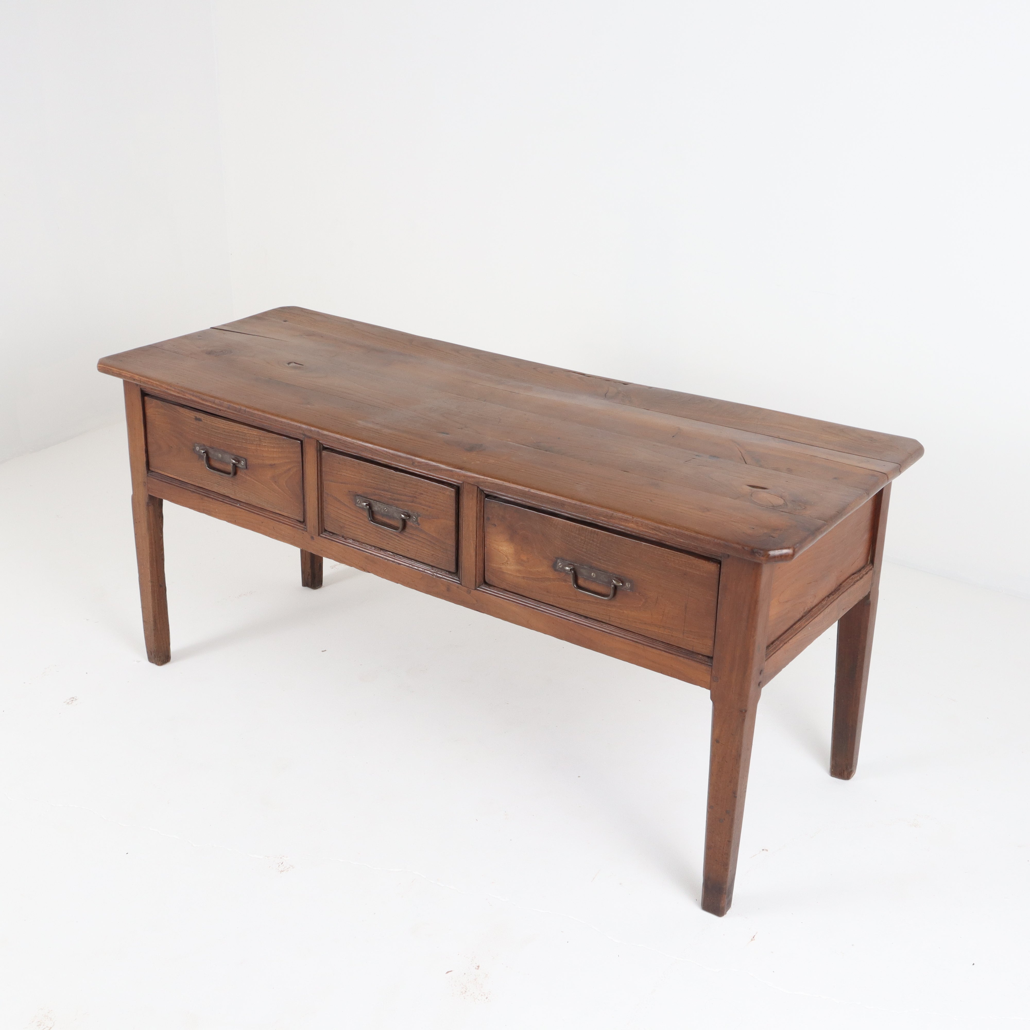French Antique Fruitwood Server / Sideboard c1860