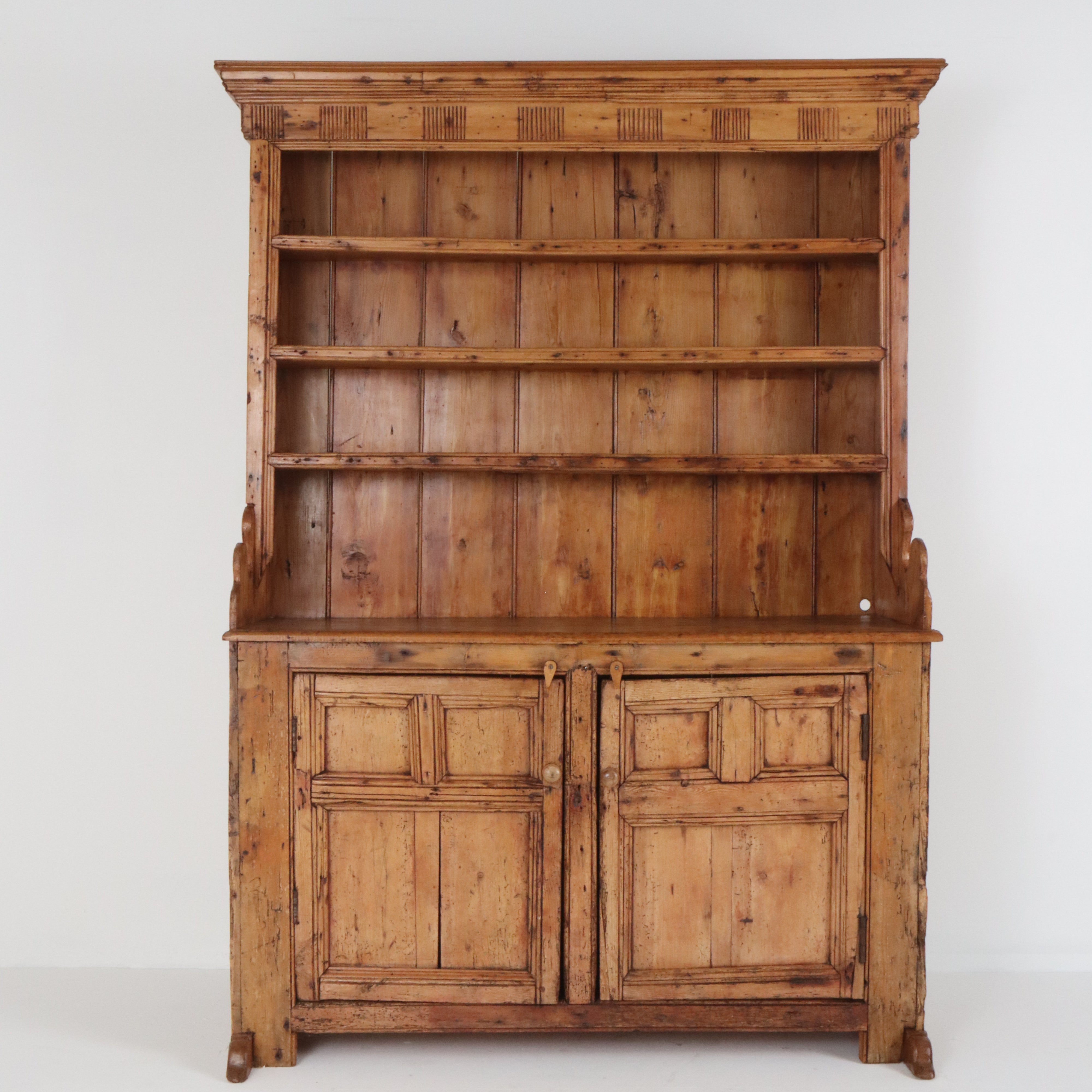 Antique Irish Pine Dresser c1860