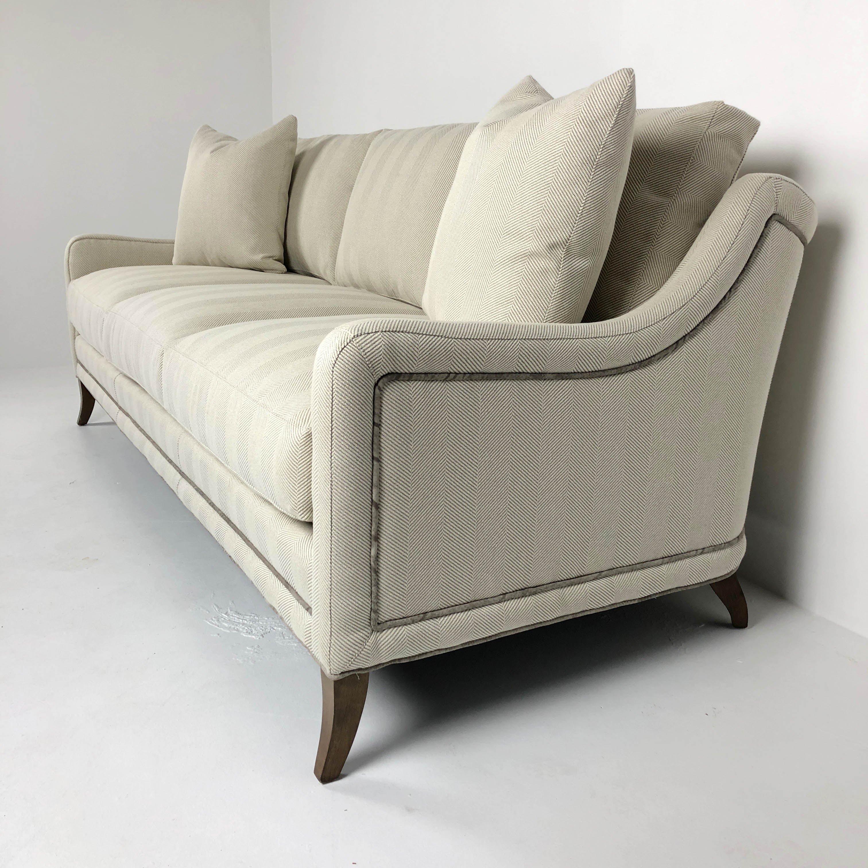 Halsted Sofa in Matix Sterling by Wesley Hall - side view