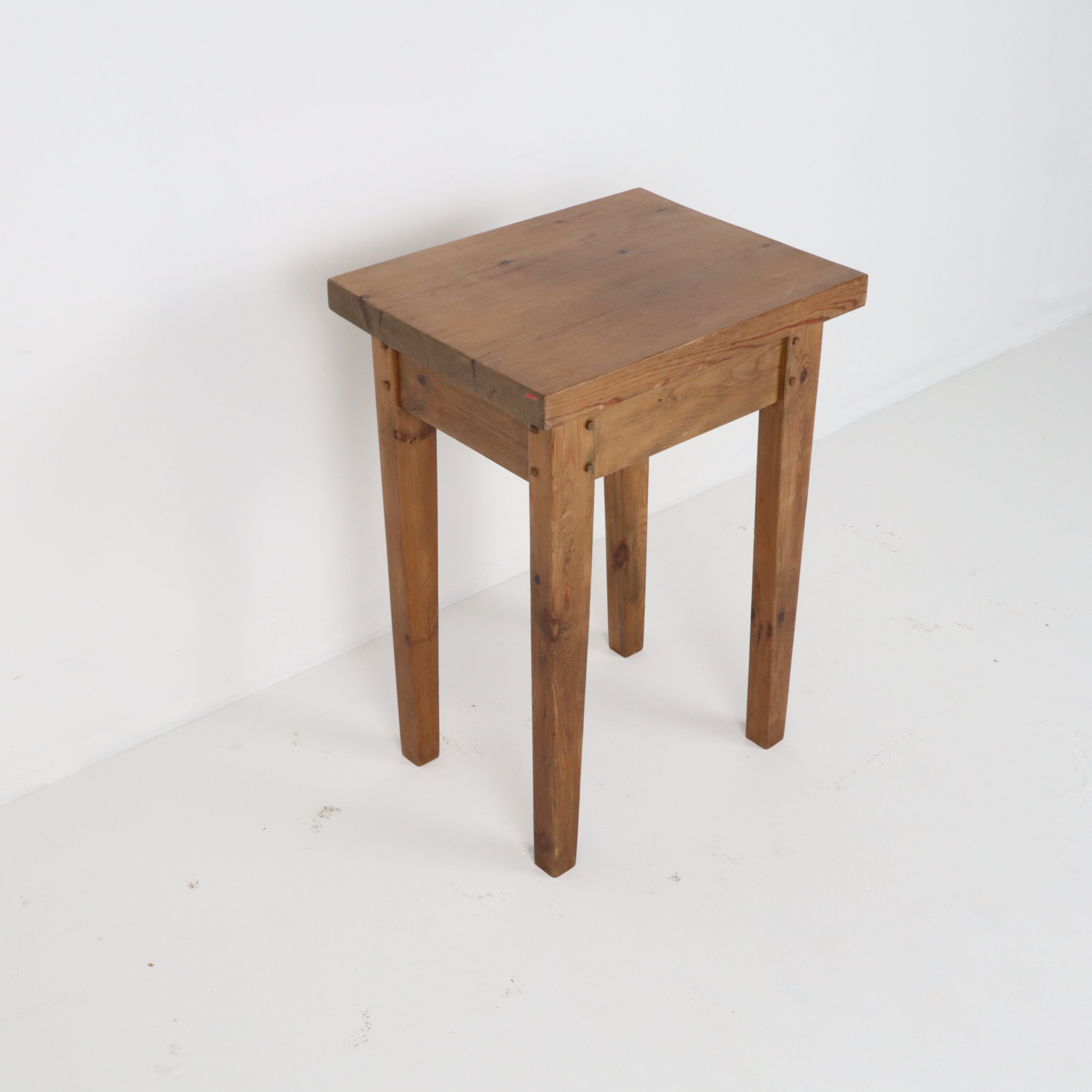 Antique English Pine Side Table c1900