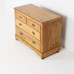 English Antique Pine Chest of Drawers c1880