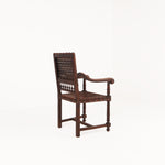 English Antique Leather Strap Chair c1880